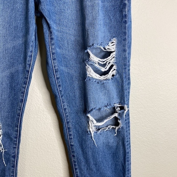 Vervet by Flying Monkey begin again distressed rigid mom jean Sz 32 - Picture 5 of 11